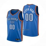 Camiseta Oklahoma City Thunder Personalizada Icon 2017-18 Azul