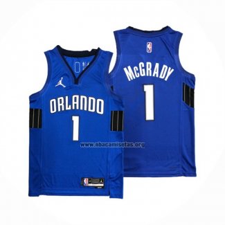 Camiseta Orlando Magic Tracy McGrady NO 1 Statement Azul