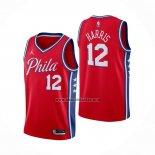 Camiseta Philadelphia 76ers Tobias Harris NO 12 Statement Rojo
