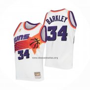 Camiseta Phoenix Suns Charles Barkley NO 34 Mitchell & Ness 1992-93 Blanco