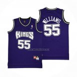 Camiseta Sacramento Kings Jason Williams NO 55 Retro Violeta