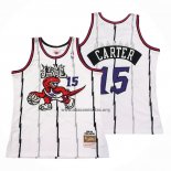 Camiseta Toronto Raptors Vince Carter NO 15 Mitchell & Ness 1998-99 Blanco2