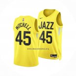 Camiseta Utah Jazz Donovan Mitchell NO 45 Icon 2022-23 Amarillo