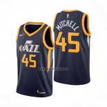 Camiseta Utah Jazz Donovan Mitchell NO 45 Icon Azul