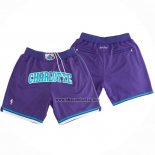 Pantalone Charlotte Hornets Just Don 2019 Violeta