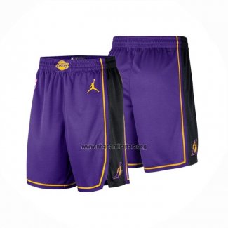 Pantalone Los Angeles Lakers Statement 2022-23 Violeta